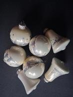 Mooie witte glazen kerstballen en klokjes, Diversen, Kerst, Ophalen