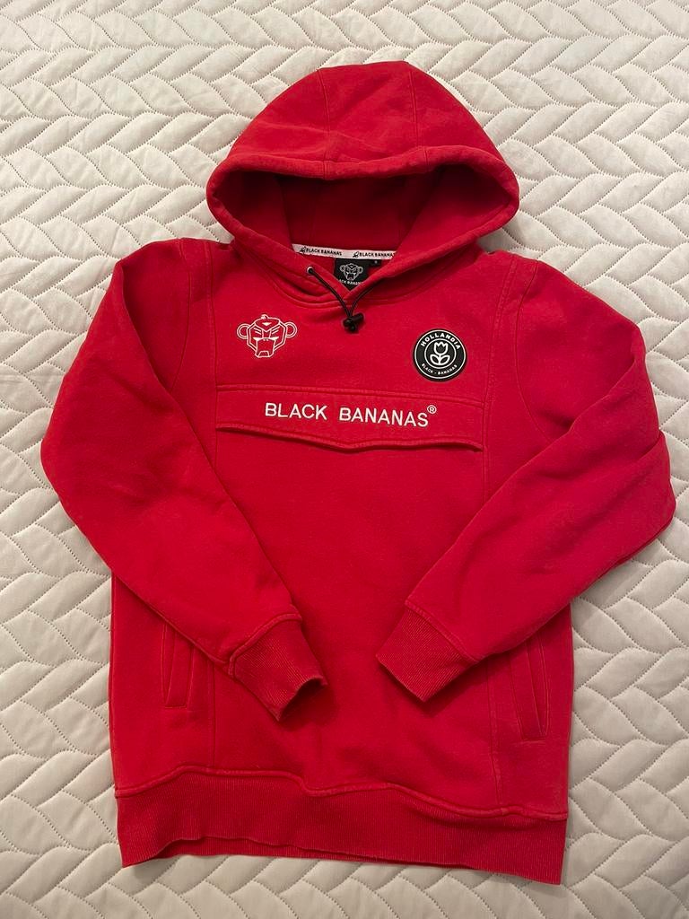 Black Bananas Hoodie mt S, Kleding | Heren, Ophalen of Verzenden, Black Bananas, Gedragen, Rood
