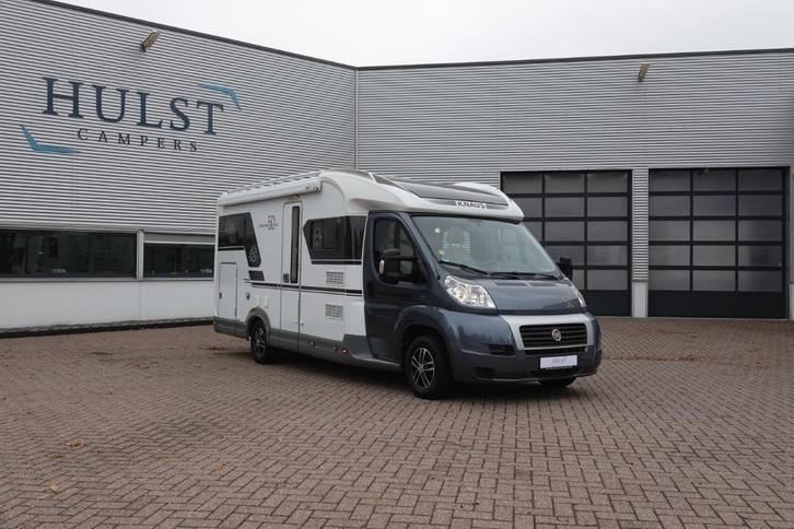 Knaus 650 MEG Lengtebedden, Garage, In Topstaat!, Caravans en Kamperen, Campers, Bedrijf, tot en met 3, Half-integraal, Knaus