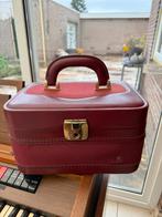 Bordeaux Rode Beautycase ZGAN, Ophalen of Verzenden, Zo goed als nieuw, Met slot, Hardcase