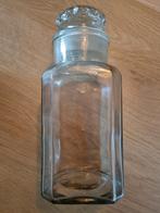Vintage.  Glazen snoeppot., Ophalen of Verzenden, Gebruikt