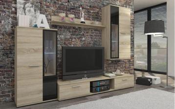 Tv meubel bruin met zwart nieuw