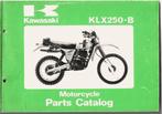 Kawasaki KLX250 B parts catalog (1852z), Ophalen of Verzenden, Kawasaki