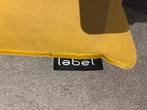 Gele Label Zitzak - Comfortabel!, Huis en Inrichting, Woonaccessoires | Kussens, Ophalen of Verzenden, Zo goed als nieuw, Geel
