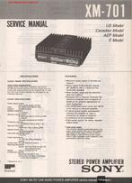 SONY XM-701 2 kanaals / mono versterker, Gebruikt, ., Ophalen of Verzenden, .