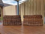 Mooie rotan rieten manden, bloembakken, Huis en Inrichting, Ophalen, Gebruikt, Mand, Riet