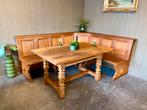 Massief eiken Duitse eethoek Oostenrijkse zithoek eettafel, Huis en Inrichting, Ophalen, Nvt, Nvt, Nvt
