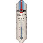 Martini L' Aperitivo logo reclame thermometer van metaal, Verzamelen, Merken en Reclamevoorwerpen, Nieuw, Ophalen of Verzenden