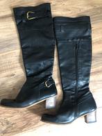 Lange zwarte laarzen maat 39, Hoge laarzen, Zwart, Ophalen of Verzenden, Zo goed als nieuw