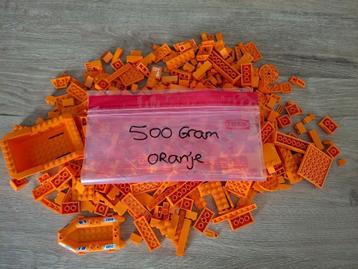 Lego kleur oranje. 0,5 kilo. beschikbaar voor biedingen