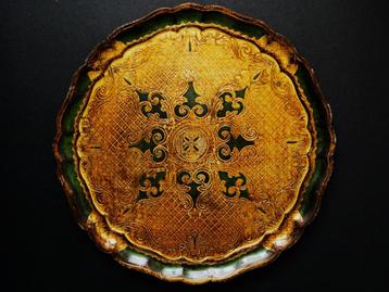 Italiaans dienblad / serveerblad kleur goud groen beschikbaar voor biedingen