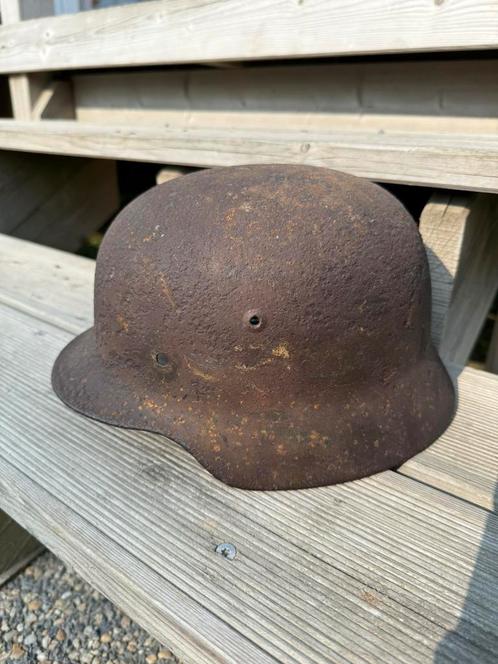 Duitse Helm M35 Watervondst SE66 ww2, Verzamelen, Militaria | Tweede Wereldoorlog, Landmacht, Helm of Baret, Duitsland, Ophalen of Verzenden