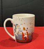 Sinterklaas XL mok/beker, Sint en Piet maken muziek op dak, Ophalen, Zo goed als nieuw