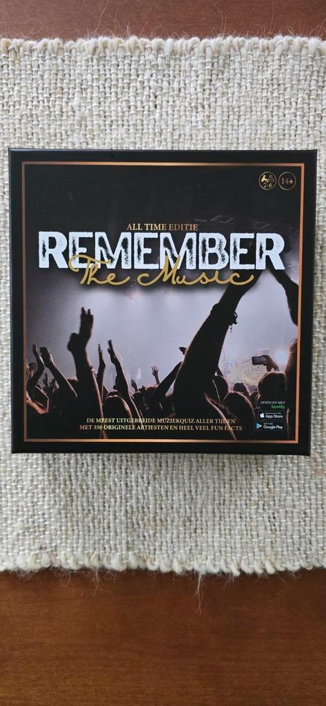 Remember The Music - Muziekquiz met 350 artiesten!, Hobby en Vrije tijd, Gezelschapsspellen | Bordspellen, Ophalen of Verzenden