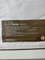 Gold pocket foam 2 matras 2x 80cm bij 200cm, 90 cm, Eenpersoons, Ophalen of Verzenden, Zo goed als nieuw