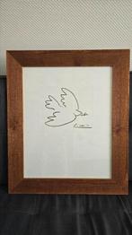 Vredesduif van Pablo Picasso met massief houten lijst, Ophalen of Verzenden