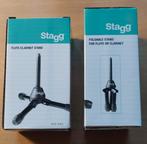 2 Standaards voor dwarsfluit en/ of klarinet, Muziek en Instrumenten, Ophalen of Verzenden, Nieuw, Overige materialen, Overige typen