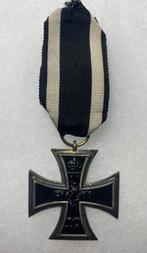 1e wereldoorlog Duits EK2 maker A is Assmann met lint, Verzamelen, Militaria | Tweede Wereldoorlog, Ophalen of Verzenden, Landmacht
