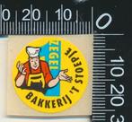 Sticker: Bakkerij Het Stoepje - 1 Zegel, Ophalen of Verzenden, Zo goed als nieuw, Bedrijf of Vereniging
