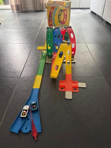 Darda Droms racebaan vintage met 2 race auto's incl. doos beschikbaar voor biedingen