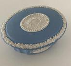 Wedgwood Jasperware blauw pillendoosje ringen doosje, Ophalen of Verzenden