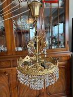 PRACHTIGE KRISTALLEN KROONLUCHTER, Huis en Inrichting, Lampen | Kroonluchters, Ophalen, Zo goed als nieuw