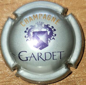 Champagnecapsule GARDET zilver & blauw nr.07 beschikbaar voor biedingen
