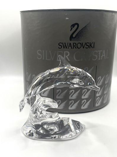 Dolfijn 7644/000/001, Verzamelen, Swarovski, Zo goed als nieuw, Figuurtje, Verzenden