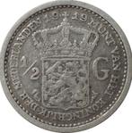 Nederland 0,5 gulden 1919 (zilver), Postzegels en Munten, ½ gulden, Zilver, Koningin Wilhelmina, Ophalen of Verzenden