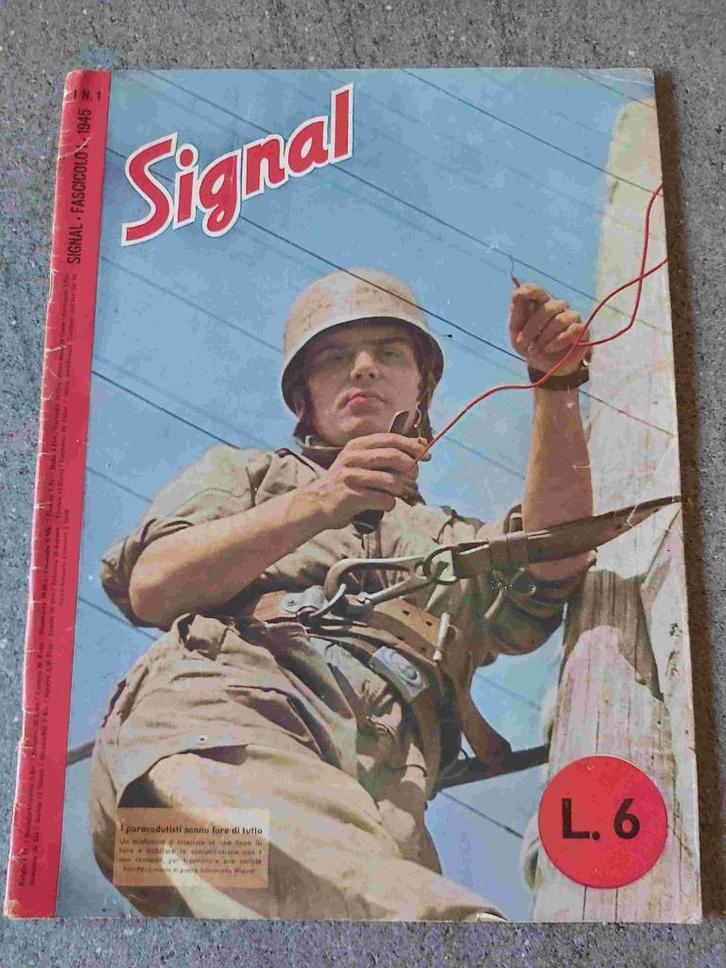 Duitsland Italië Signaal Signal 1945 Wehrmacht Hitler NSDAP, Verzamelen, Tijdschriften, Kranten en Knipsels, Tijdschrift, Buitenland