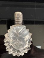 Parfum flesje zilveren dop, Antiek en Kunst, Ophalen of Verzenden