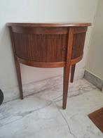 Vintage demilune tafeltje, Ophalen, Gebruikt, Rechthoekig, 60 cm of meer