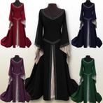 Renaissance jurk (gothic victoriaanse vintage zwart rood), Kleding | Dames, Carnavalskleding en Feestkleding, Historisch, Nieuw