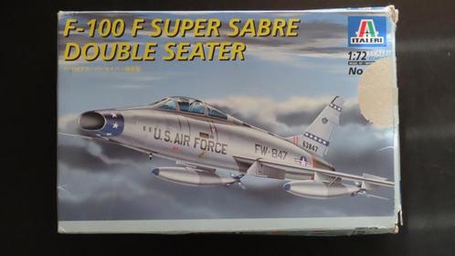 F-110 F Super Sabre Italeri, Hobby en Vrije tijd, Modelbouw | Vliegtuigen en Helikopters, Zo goed als nieuw, Vliegtuig, 1:72 tot 1:144