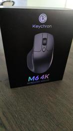 Keychron M6 Wireless Mouse 4K Zwart, Computers en Software, Muizen, Muis, Nieuw, Ophalen of Verzenden, Draadloos