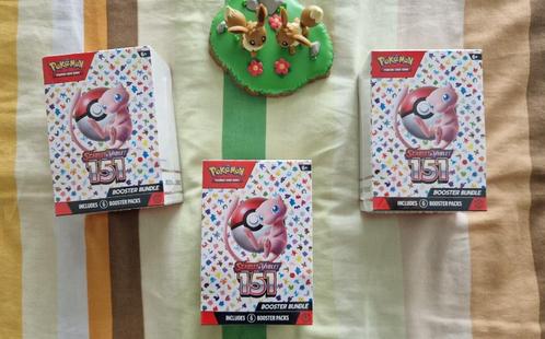 Pokemon 151 booster bundle (3x sealed combo 151 bundels), Hobby en Vrije tijd, Verzamelkaartspellen | Pokémon, Nieuw, Booster