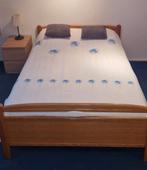 ledikant eiken met lattenbodem, Ophalen, 210 cm, Tweepersoons, 140 cm