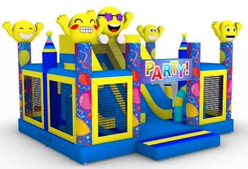 Te koop mooi nieuw springkussen mega party 6 x 6,5 meter  beschikbaar voor biedingen