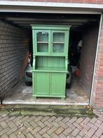 Grenen buffetkast / keuken, Strak, 25 tot 50 cm, Gebruikt, Met deur(en)