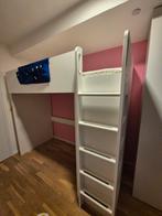 IKEA SMÅSTAD hoogslaper – wit – met opbergkast, Huis en Inrichting, Ophalen, Eenpersoons, 90 cm, Hoogslaper