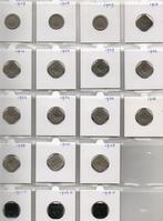 WILHELMINA SET STUIVERS 1907 T/M 1943 KOMPLEET 18 STUKS, Postzegels en Munten, Munten | Nederland, Ophalen of Verzenden, Koningin Wilhelmina