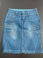 Spijkerrok maat 38 Stretch, Blauw, Ophalen of Verzenden, Gedragen, Boven de knie