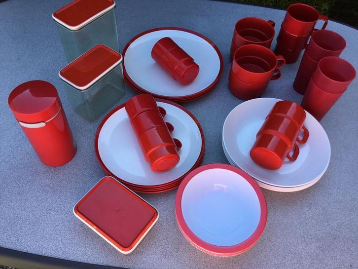 Camping Servies Mepal - 4 personen, Caravans en Kamperen, Kampeeraccessoires, Gebruikt, Ophalen