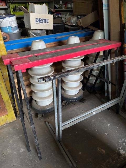 Grote porseleinen zuilen, Antiek en Kunst, Kunst | Designobjecten, Ophalen