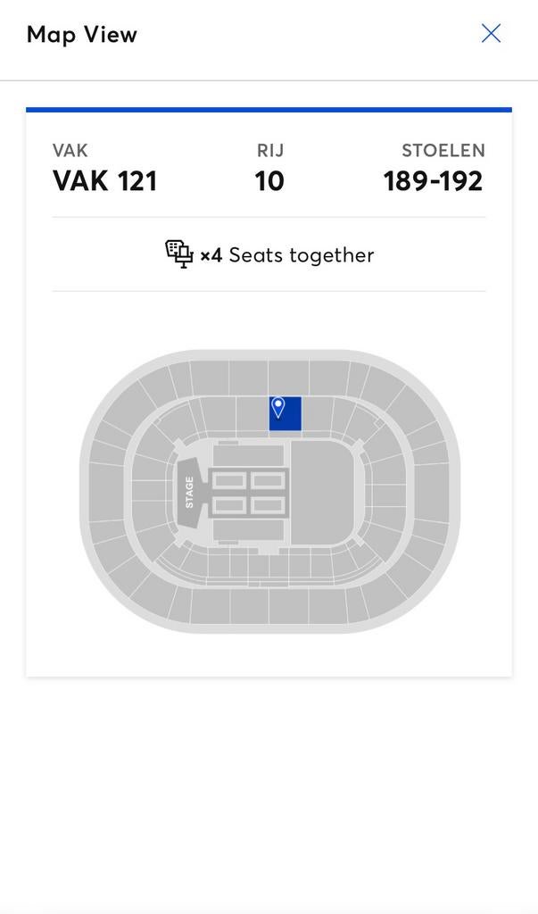 Harry Styles 5 juni - 4 zitplaatsen, Tickets en Kaartjes, Drie personen of meer, Juni