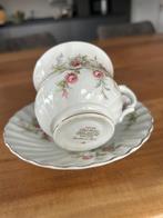 1 kop en schotel old foley james kent klein barstje zie foto, Ophalen, Zo goed als nieuw, Porselein, Kop en/of schotel