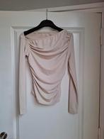 Top, Beige, Ophalen of Verzenden, Zo goed als nieuw, Lange mouw
