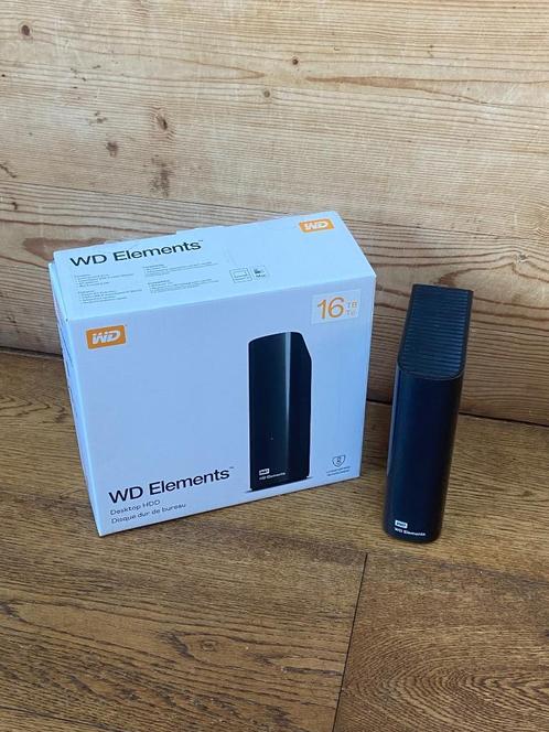 WD Elements Desktop HDD Storage 16TB (900 uur), Computers en Software, Harde schijven, Zo goed als nieuw, Extern, HDD, USB, Ophalen of Verzenden