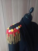 Bloemetjes epauletten luxe franjes, Kleding | Dames, Carnavalskleding en Feestkleding, Ophalen of Verzenden, Nieuw