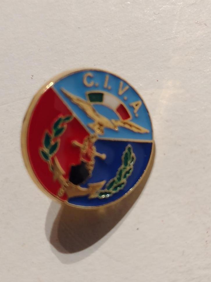 militaire speld / pin C.I.V.A. Italy, Verzamelen, Militaria | Algemeen, Overige soorten, Embleem of Badge, Overige gebieden, Ophalen